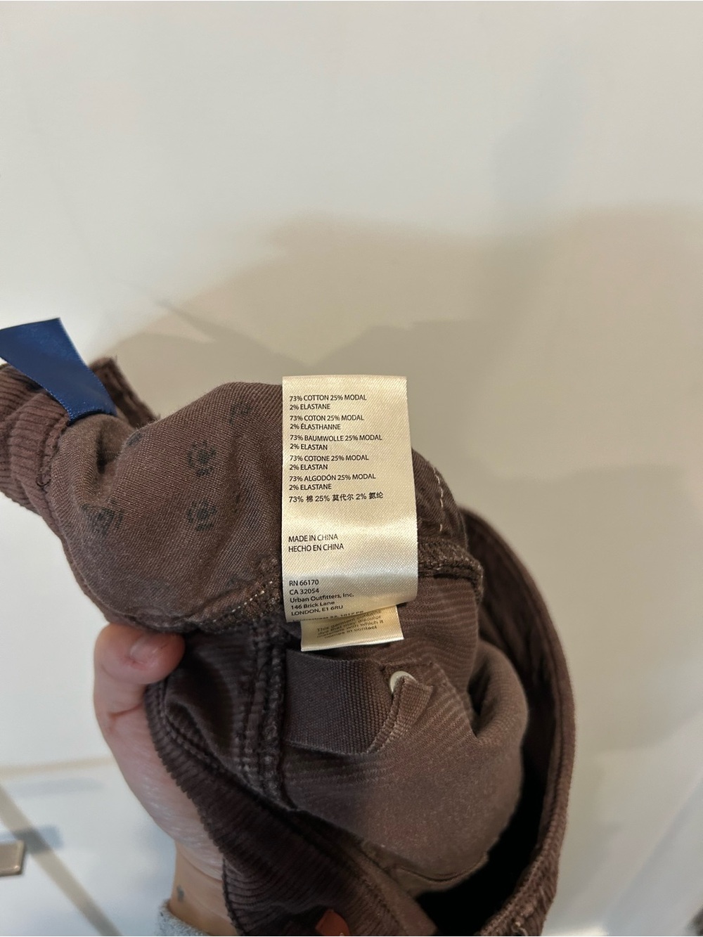 Pilcro Low-Rise Corduroy Flare Jean - Picture 11 of 13